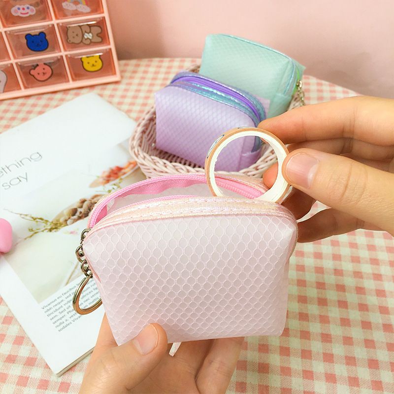 👛VÍ/BÓP NỮ CẦM TAY MINI LƯỚI TRƠN👝