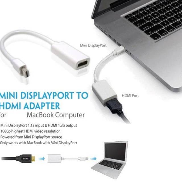 Cáp Chuyển Đổi Thunderbolt / Mini Display Port Sang Hdmi Mini Dp 2 Hdmi