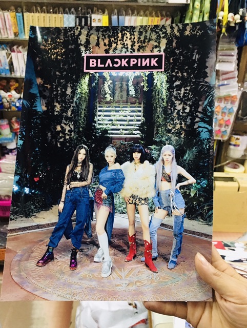 3 Poster BLACkPINk khổ a4, tranh dán KPOP BLACkPINk