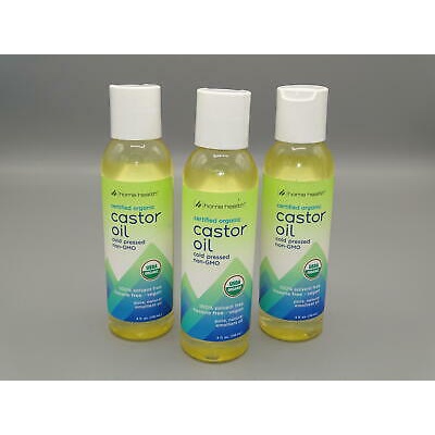 Dầu Organic Castor Oil, 4 fl oz (118 ml)