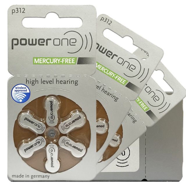 Pin máy trợ thính Power one P312 zine Đức [www.thietbikq.com]