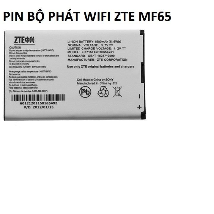 PIN THAY THẾ CHO THIẾT BỊ WIFI DI ĐỘNG 3G 4G ZTE MF65 MF60