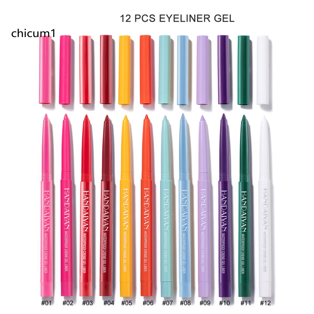 Bút kẻ mắt dạng gel màu lì kháng nước làm đẹp DIY
 | BigBuy360 - bigbuy360.vn