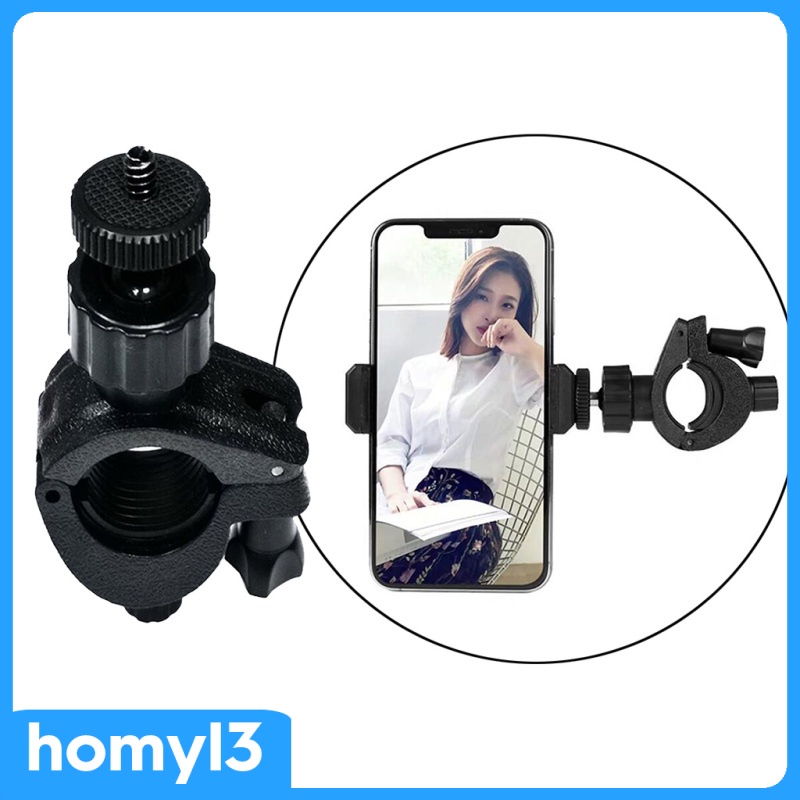 [Kayla's 3C] Mini Ball Head Mount 1/4\" Screw Mount Swivel for Tripod Stand Cameras Black