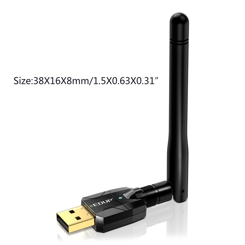 Bộ chuyển đổi USB Bluetooth 5.0 có ăng ten ngoài cho PC Long Range 100m không dây