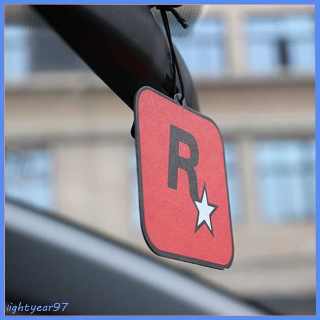 Thẻ Khuếch Tán Hương Thơm Trang Trí Nội Thất Xe Hơi Hình Ngôi Sao R-Letter Gta