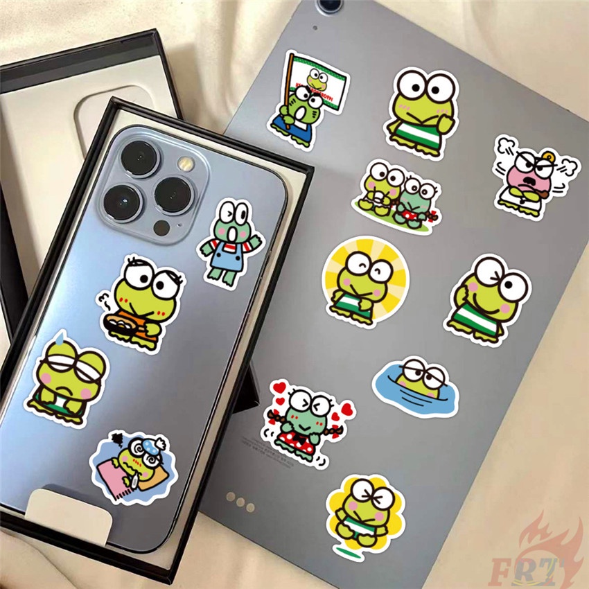 56 Cái / Bộ ☆ Nhãn Dán Kero Kero Keroppi ☆ Sticker Dán Tường Chống Thấm Nước Thời Trang