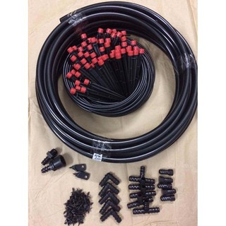 Bộ tưới nhỏ giọt hoàn chỉnh - 70 đầu tưới cắm gốc, đủ dây và các phụ kiện