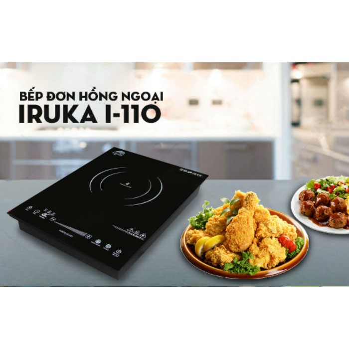 Bếp Mini Hồng Ngoại Iruka I-110 🔰 Cam Kết Chính Hãng 🔰 Bếp Mini Đơn Gia Đình