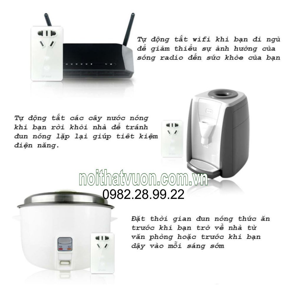 Ổ cắm wifi - Ổ cắm điều khiển bằng wifi Broadlink SP3mini