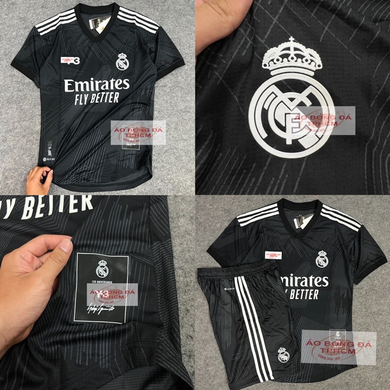 REAL Y3 mùa 22/23 - Áo Bóng Đá bản PLAYER hàng Thái - REAL Y3