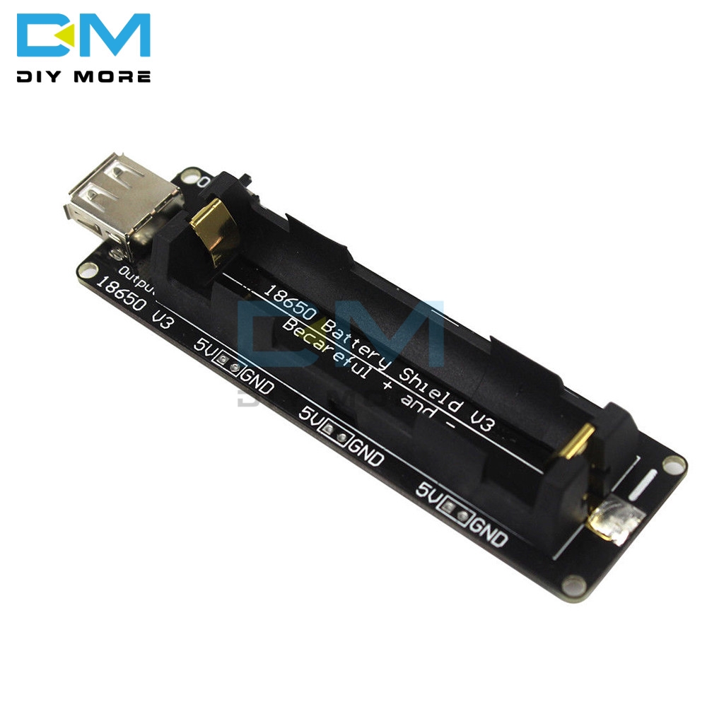 Bản Mạch Mở Rộng Nguồn Mở Rộng 18650 16340 Shield V9 V8 V3 5V/3A 3V Micro USB Type-C Dành Cho Arduino ESP8266