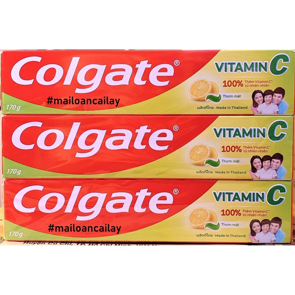 Kem đánh răng Colgate MaxFresh VITAMIN C 170g