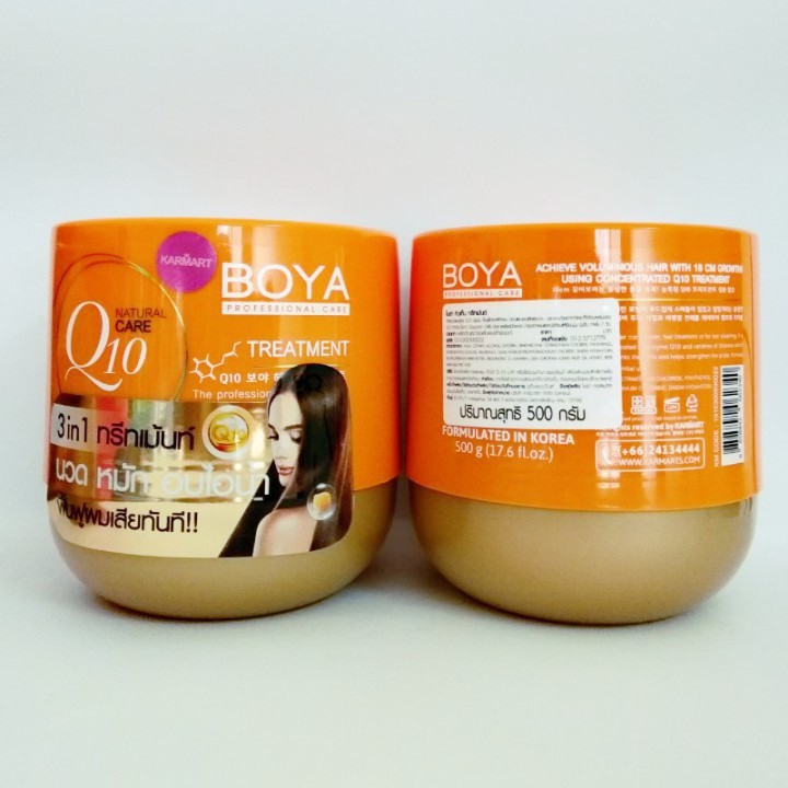 Kem Ủ Tóc BOYA Q10 Hair Treatment Phục Hồi Và Giúp Tóc Mềm Mượt 500g