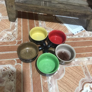 Combo 10 bộ cốc + đĩa cafe nóng