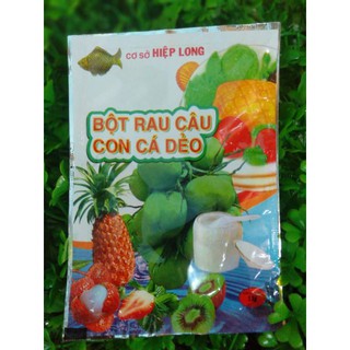 HỘP BỘT RAU CÂU CON CÁ DẺO {12 gói}