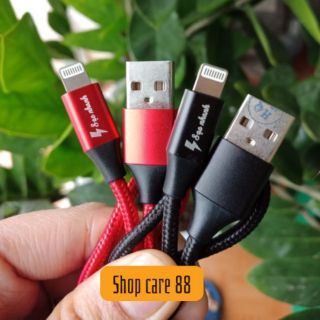 Cáp sạc nhanh dây dù 25cm cho iphone