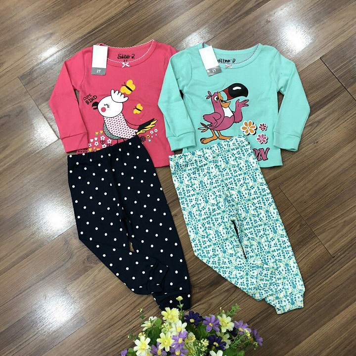 Combo 2 Bộ Cotton dầy Bozip cho bé trai bé gái