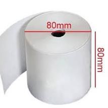 Giấy In Hóa Đơn, Giấy In Nhiệt Khami Paper K80 Phi 80 Bọc Bạc- Chất Lượng Giấy Sáng Mịn,Phù Hợp In Hóa Đơn Siêu Thị