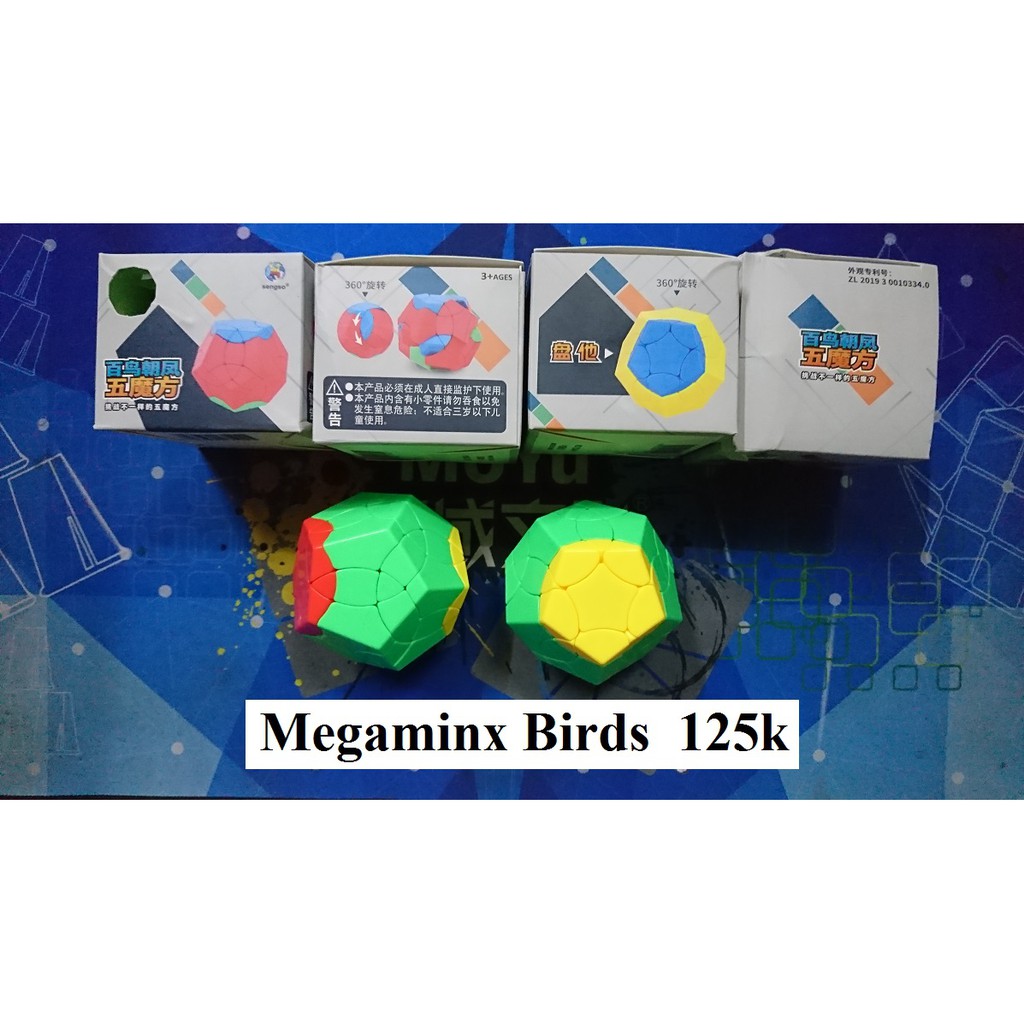 Biến thể Rubik. Megaminx Birds