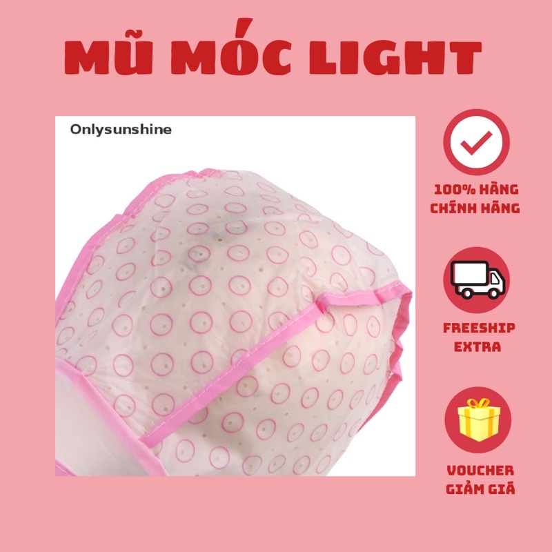 Nón móc light tóc | Mũ móc light tóc | Khăn trùm móc light | Highlight | Nhuộm highlight