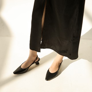 Elán Shoes - Belle Slingback Heels (Giày cao gót mũi tròn quai thun) - ELCG181220