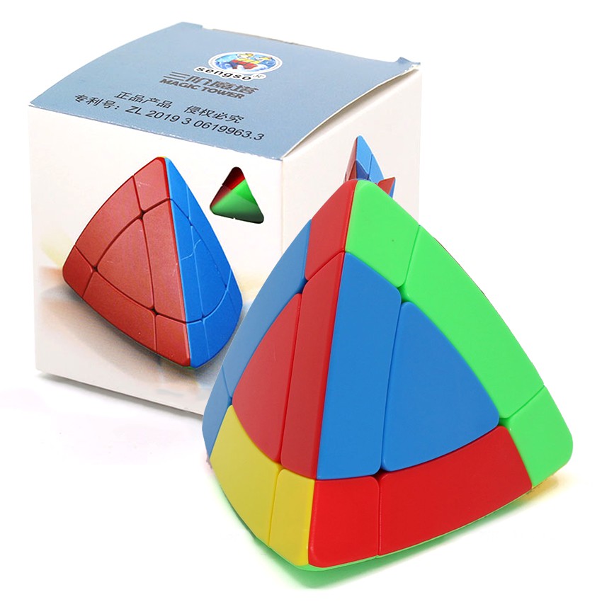 ShengShou Magic Tower / Jing's Pyraminx Rubik Biến Thể 4 Mặt