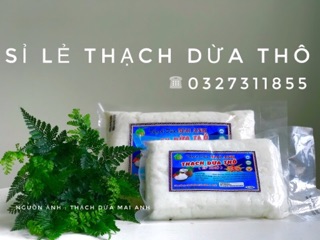 0,5kg thạch dừa thô