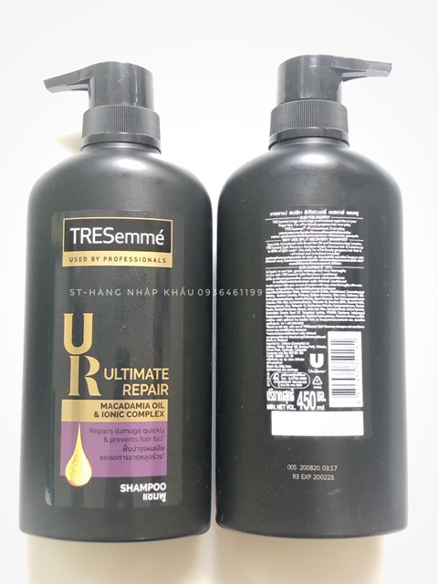 dầu gội + dầu xả chăm soc tóc Tresemme nhập khẩu Thái lan