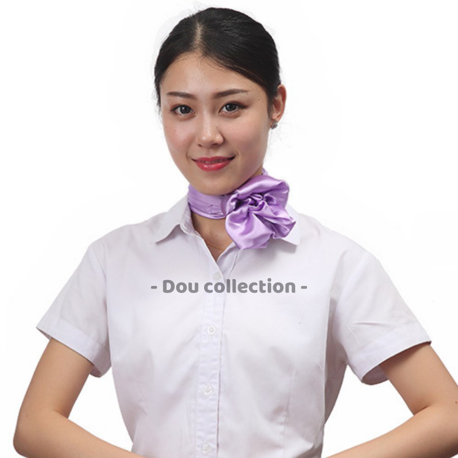 [NowShip2h] Khăn Lụa Vuông, Khăn Turban Trơn Nhiều Màu - Chất Liệu Satin - Size 60x60cm - SD000