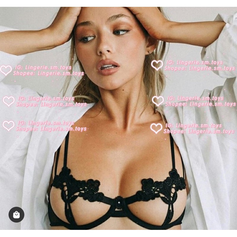 Set 2 Mảnh Gọng Ren Hoa Gợi Cảm | Nội Y Sexy (ảnh thật) | BigBuy360 - bigbuy360.vn