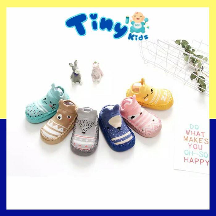 (Ảnh Thật) Giày Tập Đi Bé Trai Bé Gái Chống Trượt Hình Thú Chống Trơn Cực Tốt - Tiny Kids
