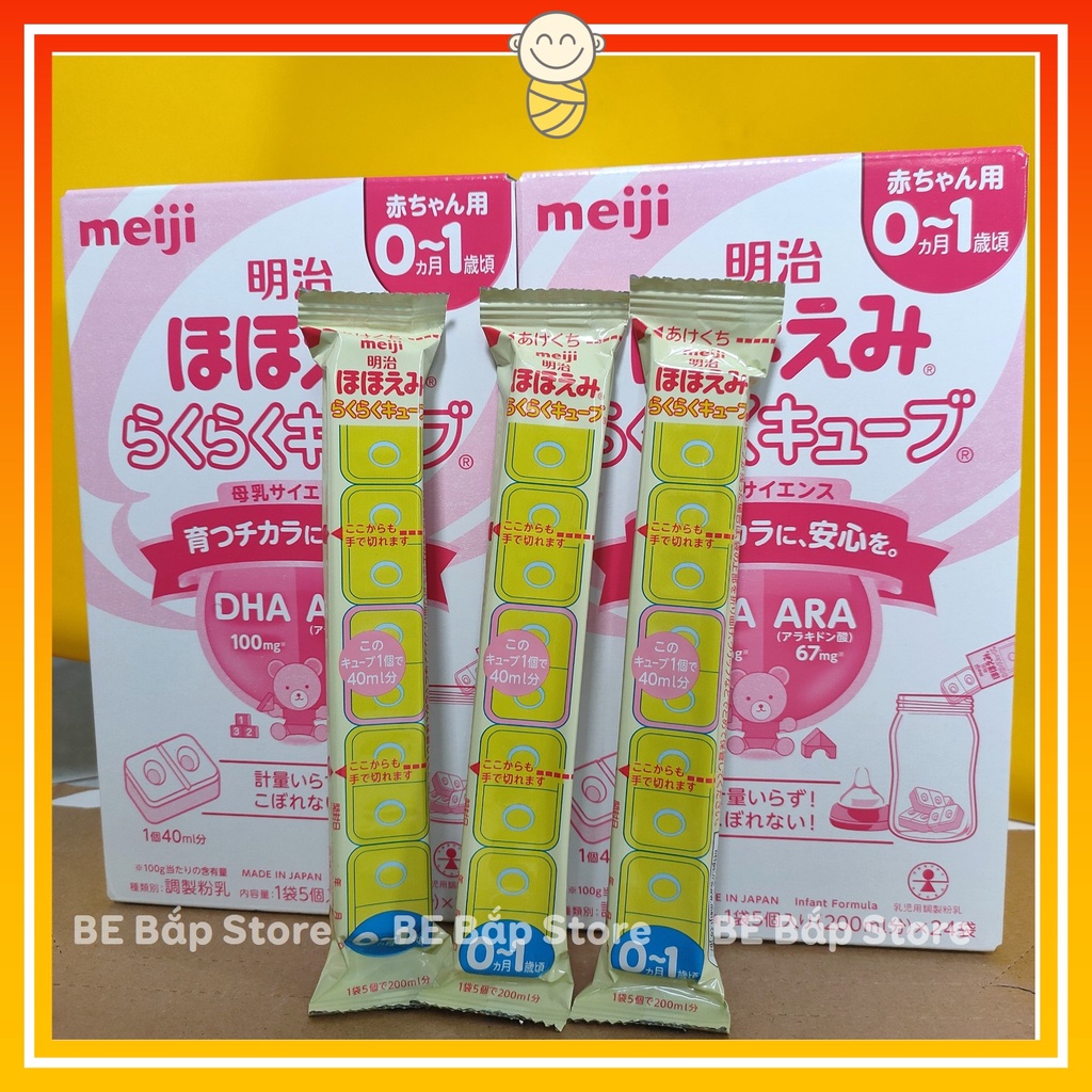 Sữa Meiji Thanh Hộp 24 Thanh TÁCH LẺ Thanh 27g Nội Địa Nhật