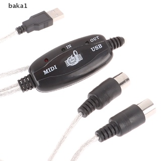 Cáp chuyển đổi midi sang usb 1 cổng in-out chuyên dụng cho máy tính