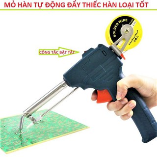 Mỏ hàn thiếc tự động đẩy thiếc hàn có công tắc 60w loại tốt siêu bền