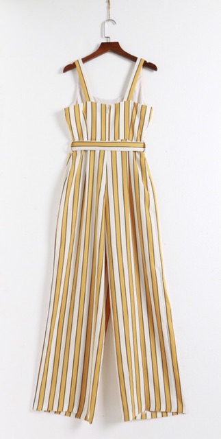 Bộ Jumpsuit kẻ sọc T.opshop