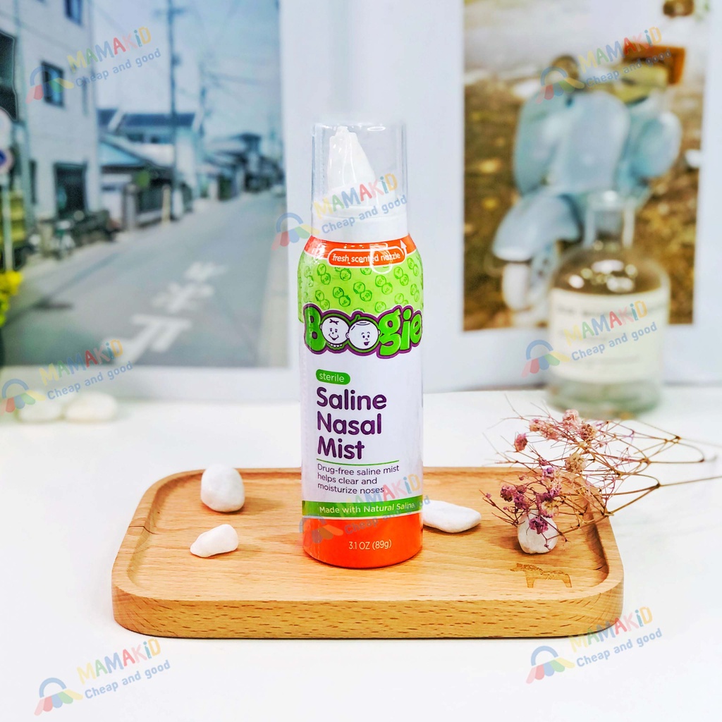 Xịt mũi Boogie Mist giảm nghẹt mũi cho bé