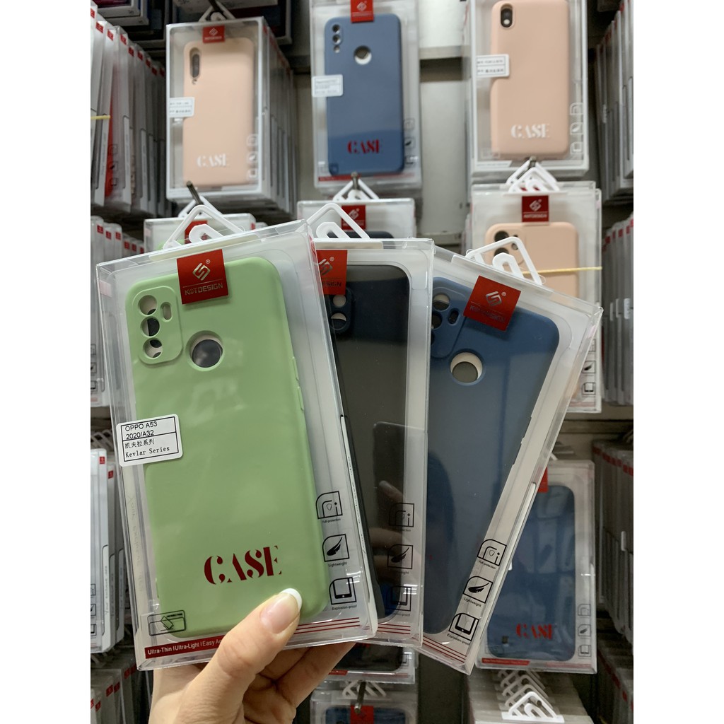 Ốp lưng dẻo màu KT Desing cho Oppo A53 2020