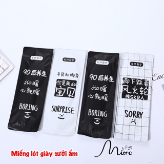 Cặp đế lót giày sưởi ấm đôi bàn chân