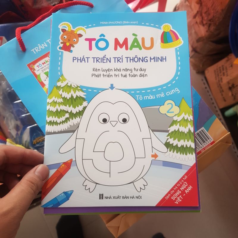 Bộ tô màu cho bé nội dung hình con vật