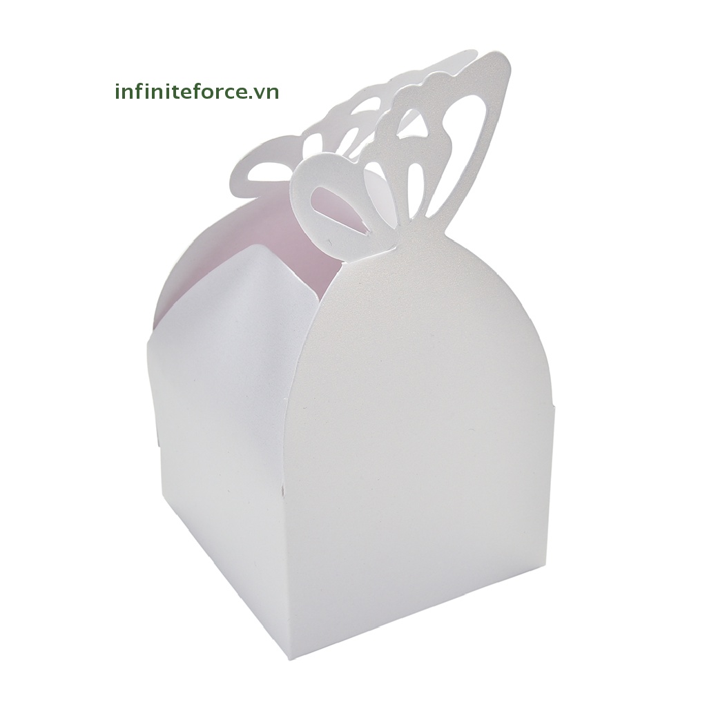 Set 10 Hộp Đựng Bánh Kẹo Hình Bươm Bướm Cho Tiệc Cưới 10 Hộp Quà Đựng Kẹo Hình Bươm Bướm Dùng Cho Tiệc Cưới, Giáng Sinh  10 Chiếc Nhưng