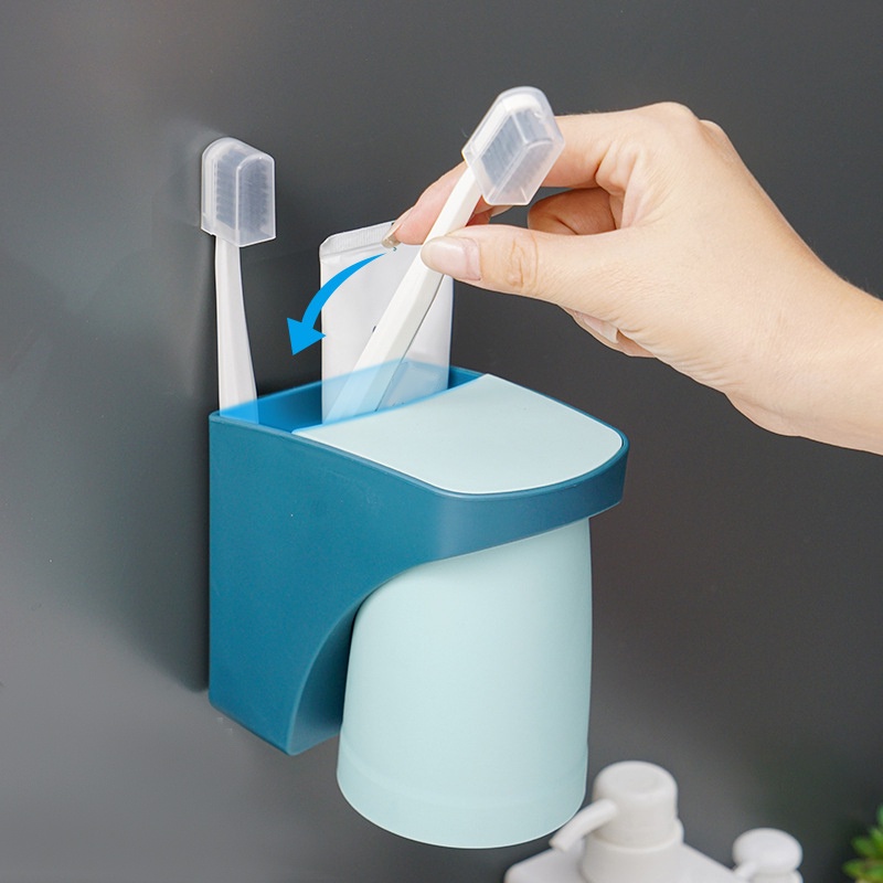 Giá Đỡ Bàn Chải Đánh Răng Hít Nam Châm Có Cốc Hút CR1 2021