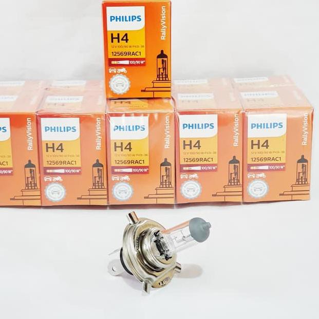 PHILIPS 1 Bóng Đèn Halogen H4 100 / 90 Watt 12v