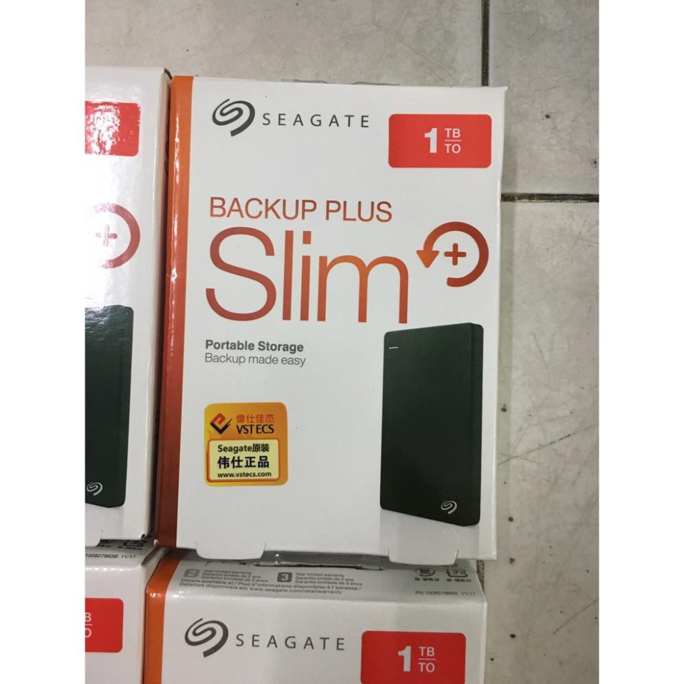 Ô cứng di động 2.5&quot; Seagate Backup Plus Slim 1TB 2TB 4TB