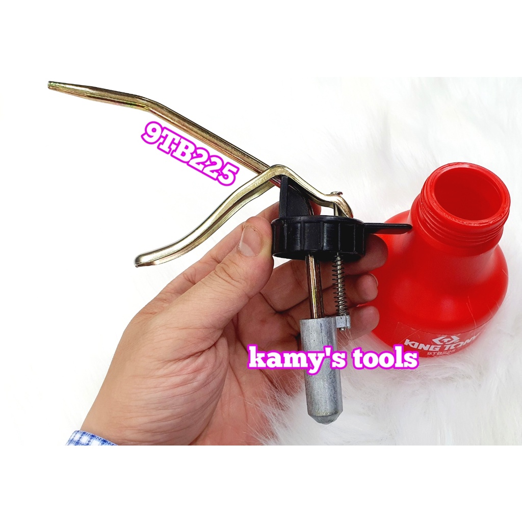 Bình châm nhớt nhựa Kingtony 225ml model 9TB225, bình xịt dầu nhớt bơm nhớt