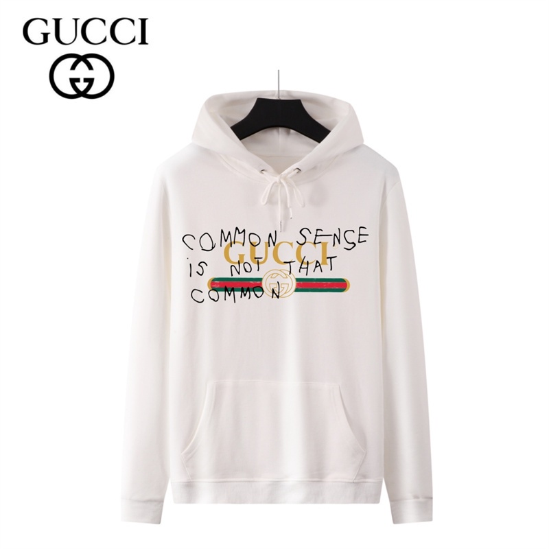 Áo Hoodie Tay Dài In Chữ G-uC-ci Thời Trang Cho Cặp Đôi