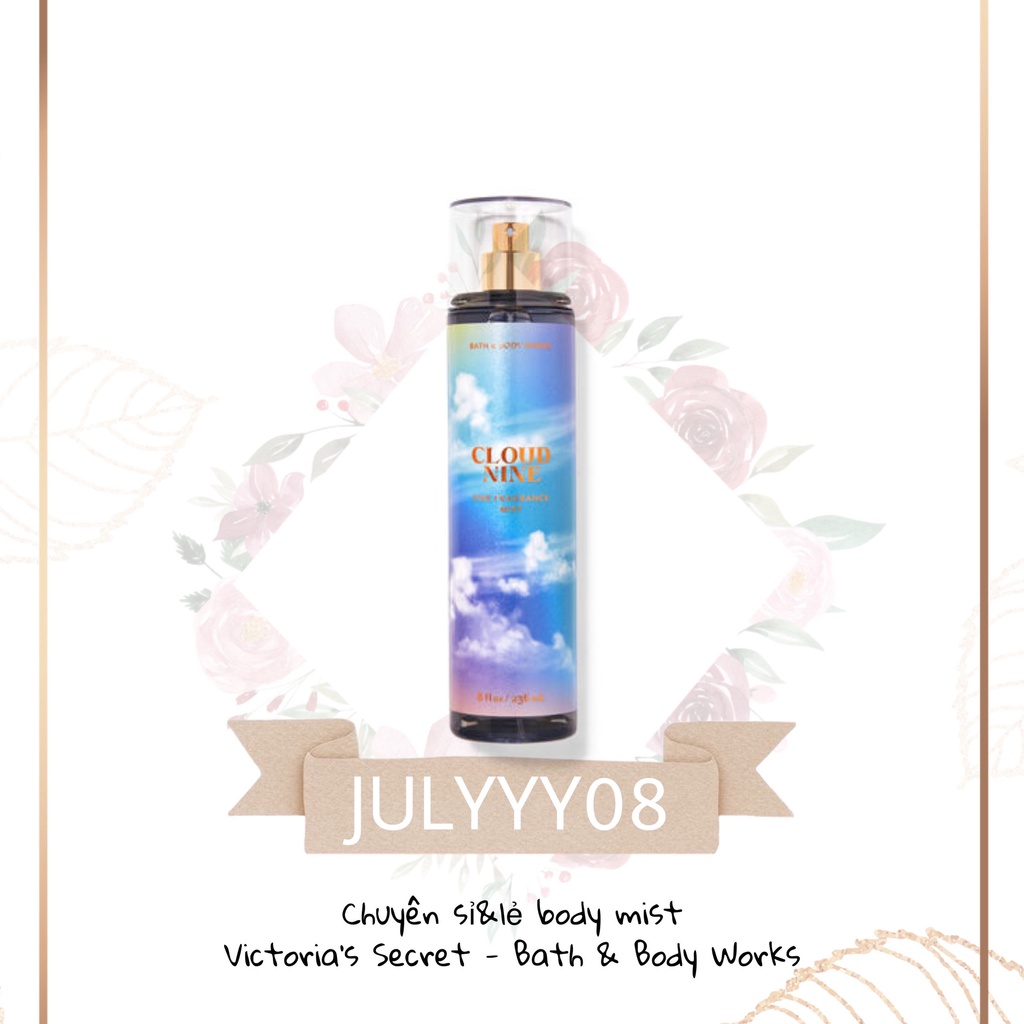 Xịt Thơm Toàn Thân CLOUD NINE Ngọt Ngào 30ml/50ml/100ml/Fullsize 236ml +jɥȽÿ08+
