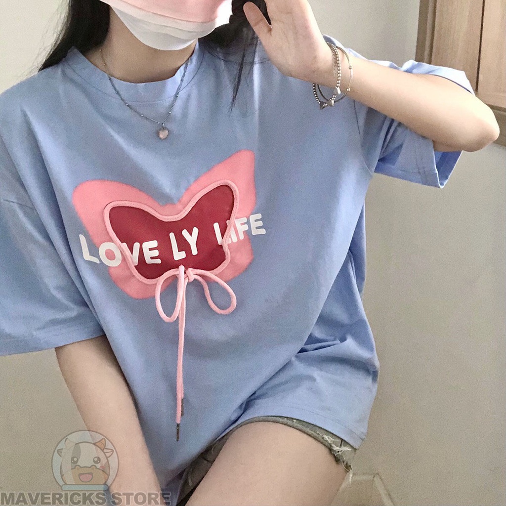 Áo Thun Tay Ngắn Dáng Rộng Phong Cách Hàn Quốc Thời Trang Mùa Hè Cho Nữ