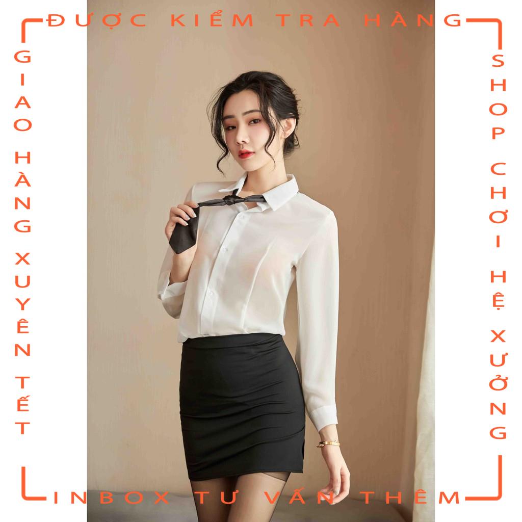 Set đồ ngủ Cosplay Cô thư ký đáng yêu L108 / không kèm vớ  - hot tiktok | BigBuy360 - bigbuy360.vn