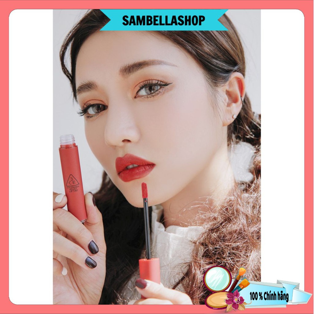 Son kem lỳ 3ce velvet liptint Daffodil Đỏ đất